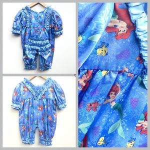 handmade romper one‎ piece Littler Mermaid Ariel